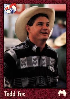 1991 Rodeo America Set B #52 Todd Fox Front